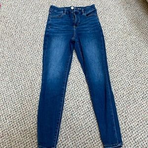 Dark blue jeggings